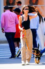 EMILY RATAJKOWSKI Out with Her Dog in New York 06/04/2019