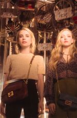 EMMA ROBERTS and AMANDA SEYFRIED for Fendi #baguettefriendsforever 2019 Campaign
