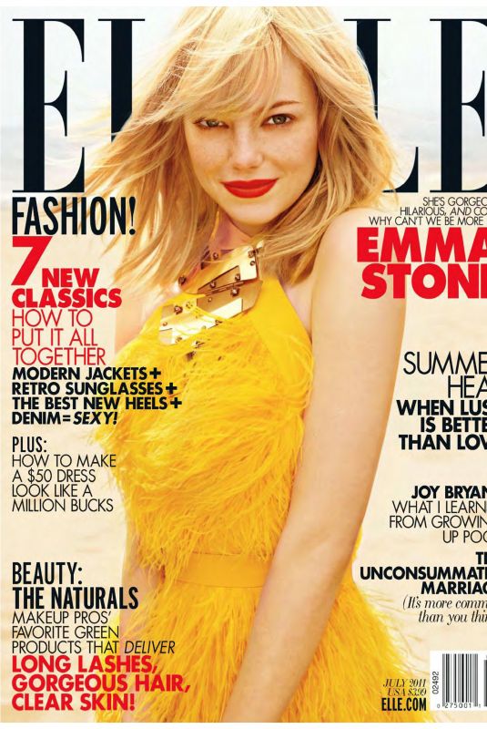 EMMA STONE for Elle Magazine, July 2011