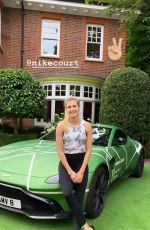 EUGENIE BOUCHARD Practice for Wimbledon - Instagram Pictures 06/26/2019