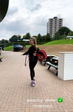 EUGENIE BOUCHARD Practice for Wimbledon - Instagram Pictures 06/26/2019