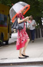 FAMKE JANSSEN Out and About in New York 06/17/2019