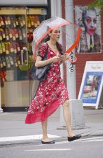 FAMKE JANSSEN Out and About in New York 06/17/2019