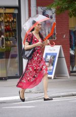 FAMKE JANSSEN Out and About in New York 06/17/2019