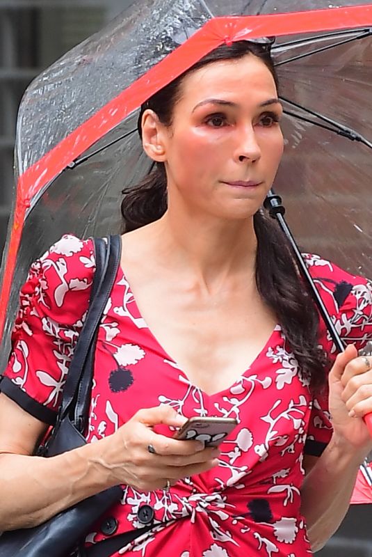 FAMKE JANSSEN Out in New York 06/17/2019