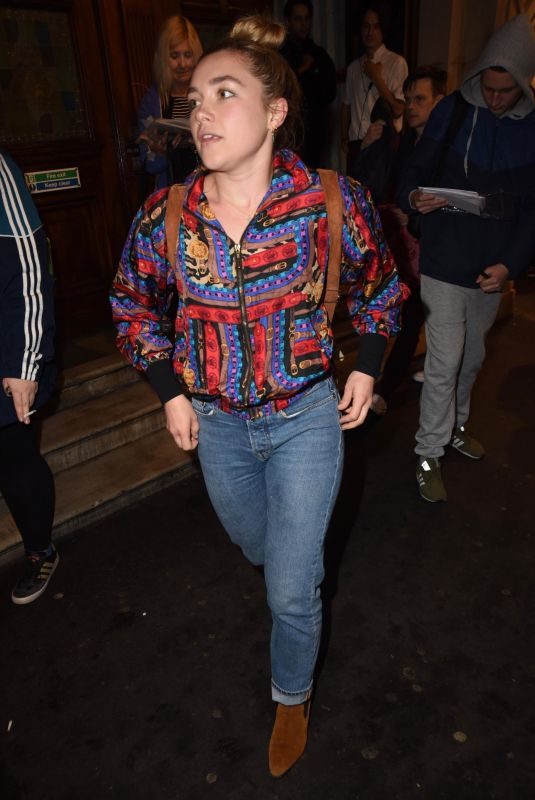 FLORENCE PUGH at The Starry Messenger Play Press Night in London 05/29/2019