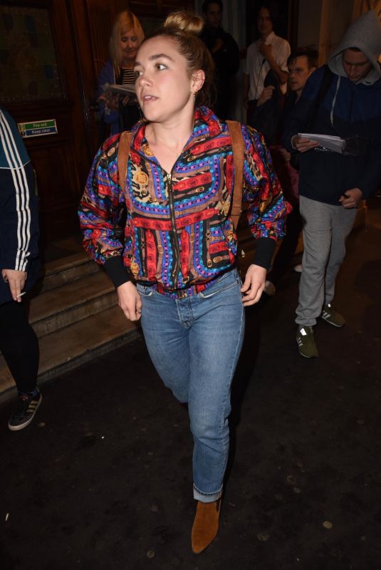 FLORENCE PUGH at The Starry Messenger Play Press Night in London 05/29/2019