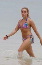 GABBY ALLEN in BIkini at a Beach in Barbados 06/17/2019