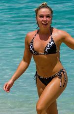 GABBY ALLEN in Bikini on the Beach in Barbados 06/16/2019