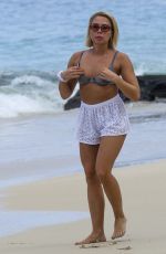 GABBY ALLEN in Bikini on the Beach in Barbados 06/18/2019
