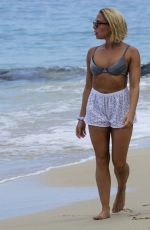 GABBY ALLEN in Bikini on the Beach in Barbados 06/18/2019