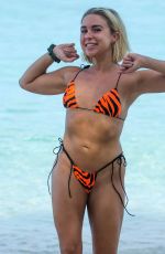 GABBY ALLEN in Bikini on the Beach in Barbados 06/22/2019
