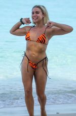 GABBY ALLEN in Bikini on the Beach in Barbados 06/22/2019