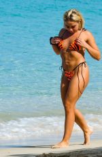 GABBY ALLEN in Bikini on the Beach in Barbados 06/22/2019