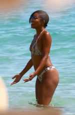 GABRIELLE UNION in Bikini at a Beach in Cannes 06/21/2019
