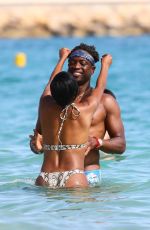 GABRIELLE UNION in Bikini at a Beach in Cannes 06/21/2019