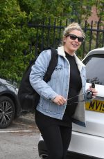 GEMMA ATKINSON Leaves Hits Radio in Manchester 06/07/2019
