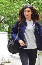 GEMMA CHAN Out and About in Primrose Hill 06/17/2019