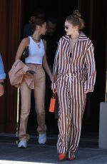 GIGI and BELLA HADID Out in Florence 06/13/2019