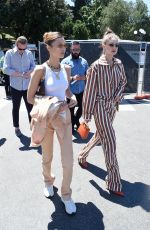GIGI and BELLA HADID Out in Florence 06/13/2019
