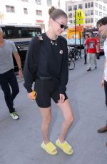 GIGI HADID Arrives at an Office in New York 06/11/2019