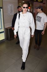 GIGI HADID Arrives at Florence Airport in Florence 06/12/2019