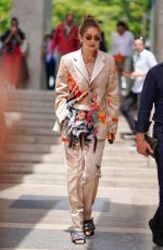 GIGI HADID Arrives at Heron Preston Fashion Show in Paris 06/18/2019