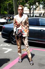 GIGI HADID Arrives at Heron Preston Fashion Show in Paris 06/18/2019