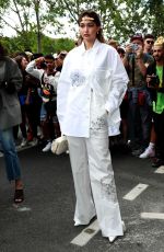 GIGI HADID Arrives at Louis Vuitton Fashion Show in Paris 06/20/2019