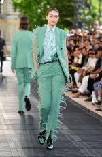 GIGI HADID at Berluti Runway Show at Paris Fashion Week 06/21/2019