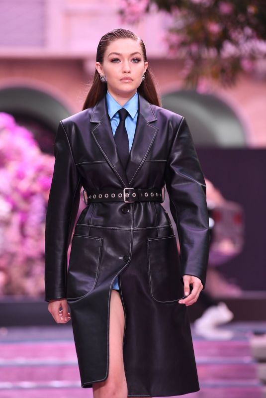 GIGI HADID at Versace Fashion Show in Milan 06/15/2019