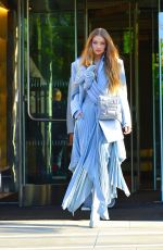GIGI HADID Leaves Her Hotel in New York 06/03/2019