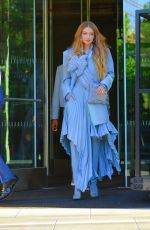 GIGI HADID Leaves Her Hotel in New York 06/03/2019
