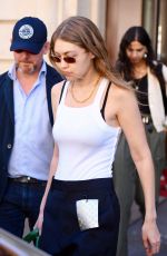 GIGI HADID Leaves Royal Monceau Hotel in Paris 06/21/2019