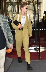 GIGI HADID Leaves Royal Monceau Hotel in Paris 06/23/2019
