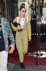 GIGI HADID Leaves Royal Monceau Hotel in Paris 06/23/2019