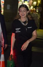 GIGI HADID Out for Dinner in Paris 06/19/2019