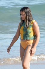 GINA RODRIGUEZ in Bikini Bottom at a Beach in Maui 06/17/2019