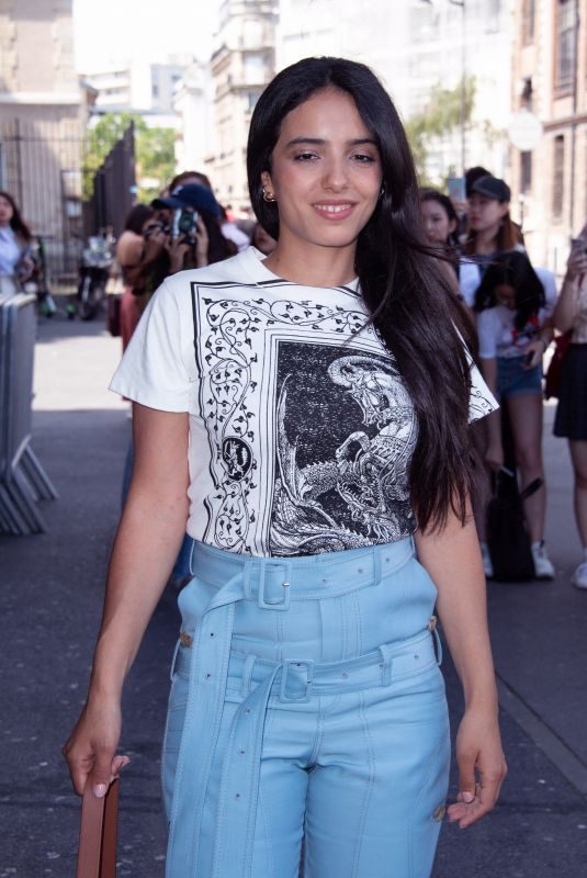 HAFSIA HERZI at Lanvin Menswear Spring/Summer 2020 Show at Paris Fashion Week 06/23/2019
