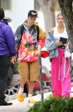 HAILEY and Justin BIEBER Arrives at Watsco Arena in Miami 06/14/2019