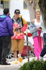 HAILEY and Justin BIEBER Arrives at Watsco Arena in Miami 06/14/2019
