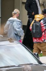 HAILEY and Justin BIEBER Arrivies at a Church in Miami 06/14/2019