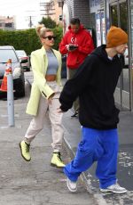 HAILEY and Justin BIEBER at a Juice Bar in Hollywood 06/01/2019
