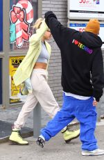 HAILEY and Justin BIEBER at a Juice Bar in Hollywood 06/01/2019