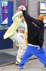 HAILEY and Justin BIEBER at a Juice Bar in Hollywood 06/01/2019