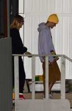 HAILEY and Justin BIEBER Leaves Church in Los Angeles 06/05/2019