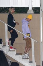HAILEY and Justin BIEBER Leaves Church in Los Angeles 06/05/2019