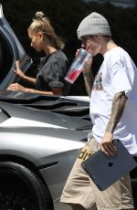HAILEY and Justin BIEBER Out in Los Angeles 06/08/2019
