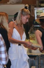 HAILEY BALDWIN Shopping at Erewhon Market in Beverly Hills 06/12/2019