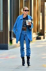 HAILEY BIEBER All in Denim Out in New York 06/22/2019